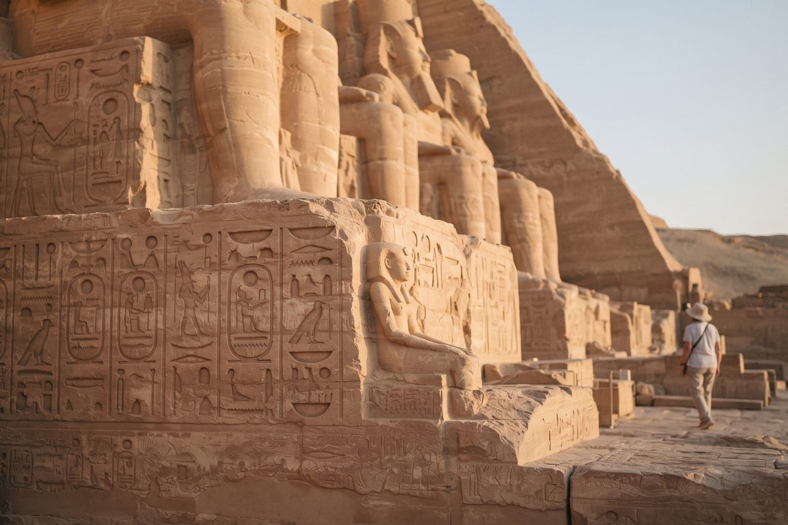 Temple de Néfertari à Abou Simbel dédié à l'épouse de Ramsès II